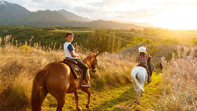 Horseback Riding across Kauai's splendour