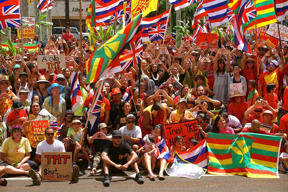 Mauna Kea Kia'i Supporters